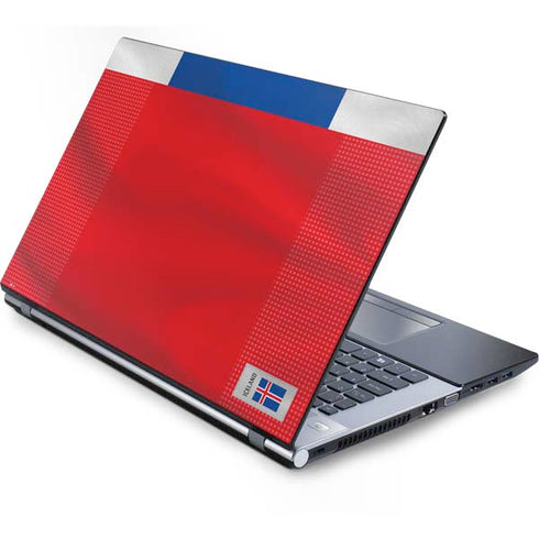 Iceland Soccer Flag Generic Laptop Skin